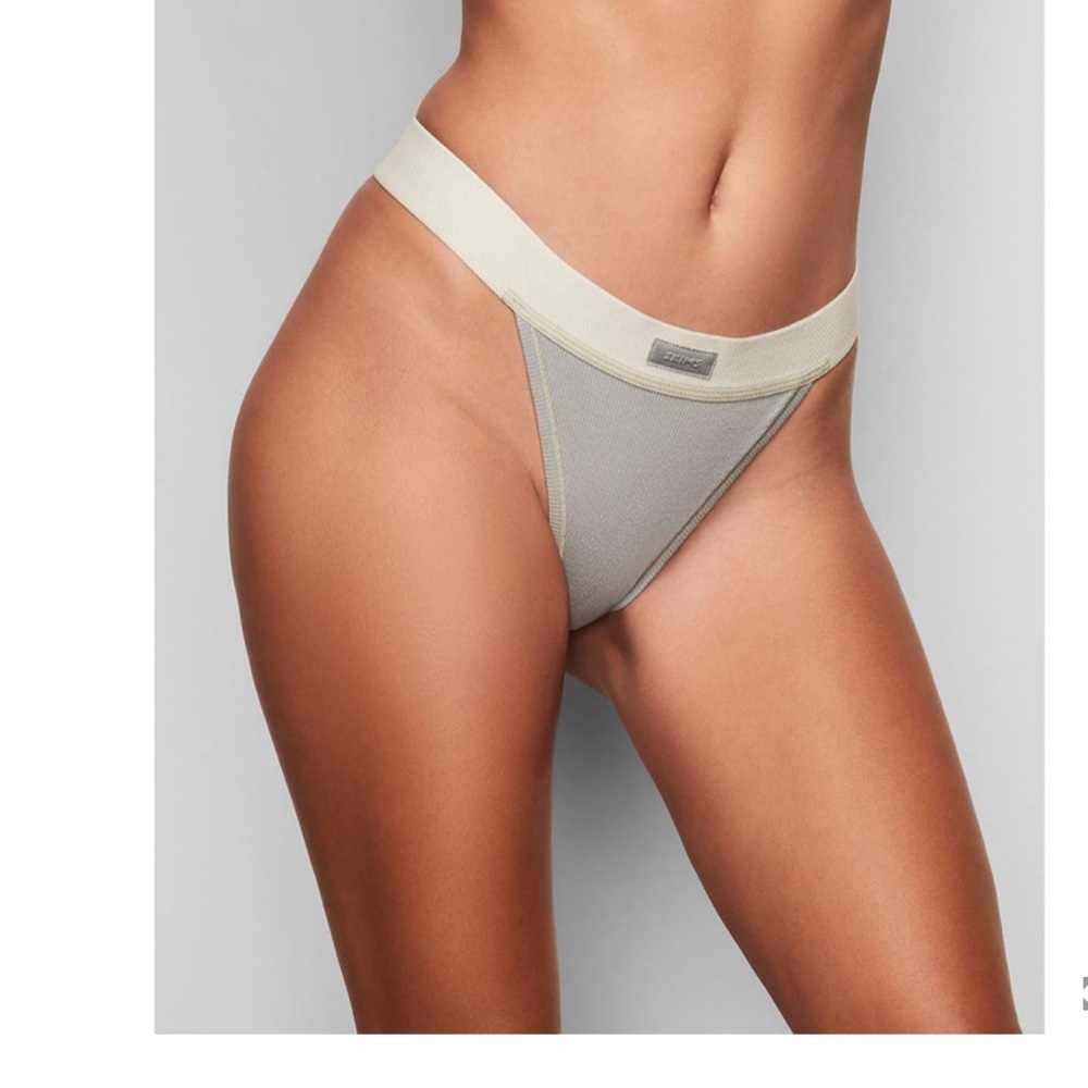SKIMS Cotton Rib Thong
